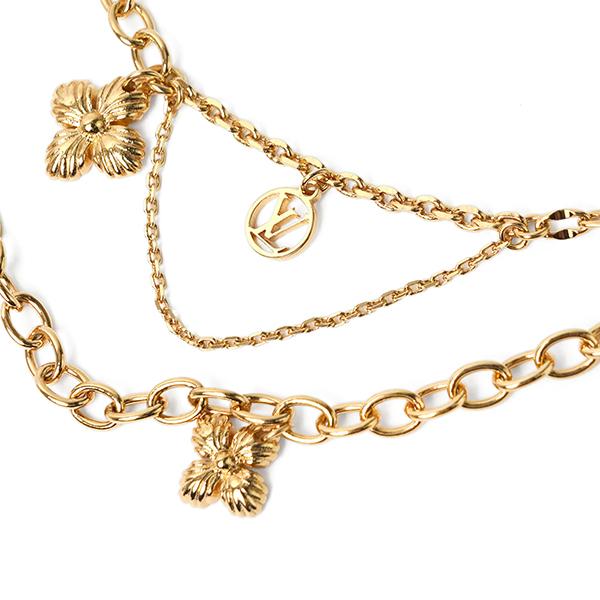 Louis Vuitton Blooming strass necklace (M68374) in 2023