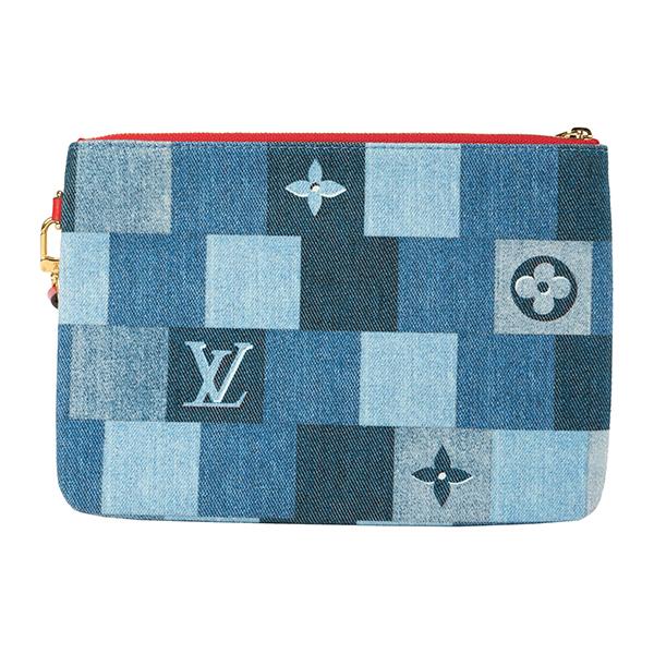 ルイ・ヴィトン モノグラム ポーチ LOUIS VUITTON 並行輸入 ルイヴィトン ポーチ ブルー 青 Louis Vuitton