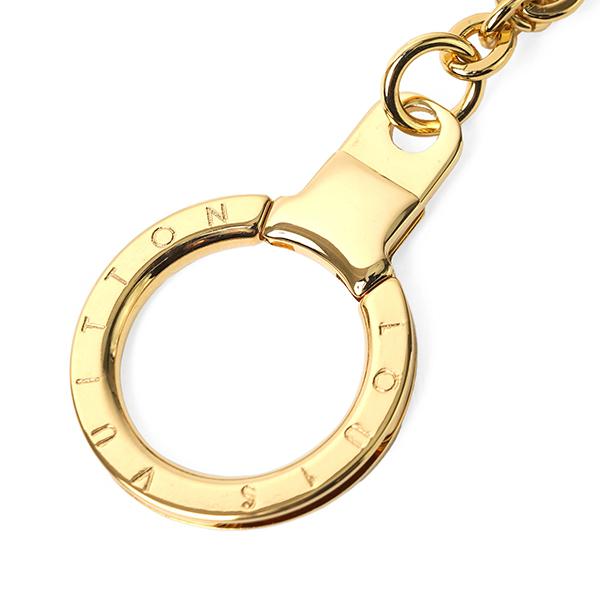付属品付き　LOUIS VUITTON ゴールドキーホルダー　シンプル LOUIS VUITTON 並行輸入 ルイヴィトン キーホルダー Louis