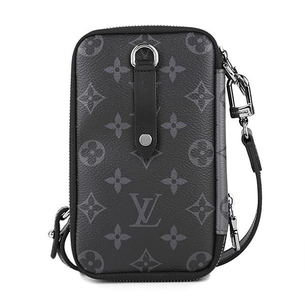 並行輸入 ルイヴィトン ポーチ Louis Vuitton モノグラム・エクリプス ダブル・フォン ポーチ M69534ユニセックス グレー | LOUIS VUITTON | 01