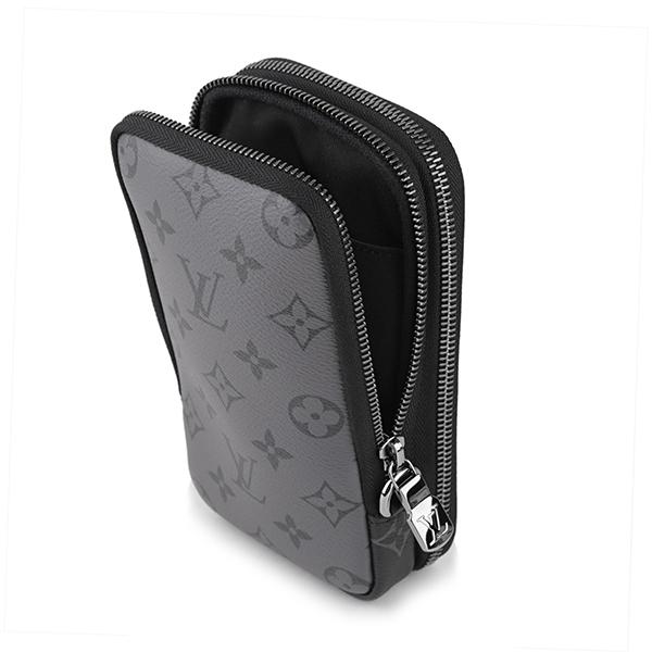 並行輸入 ルイヴィトン ポーチ Louis Vuitton モノグラム・エクリプス ダブル・フォン ポーチ M69534ユニセックス グレー | LOUIS VUITTON | 03