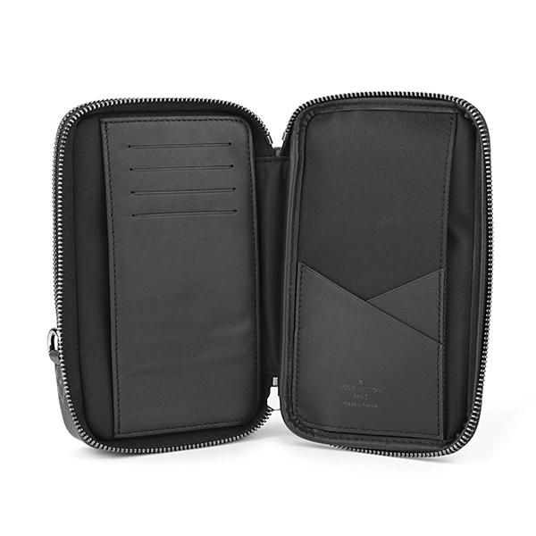 並行輸入 ルイヴィトン ポーチ Louis Vuitton モノグラム・エクリプス ダブル・フォン ポーチ M69534ユニセックス グレー | LOUIS VUITTON | 05