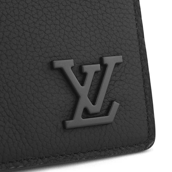 並行輸入 ルイヴィトン 2つ折り財布 Louis Vuitton アエログラム ポルトフォイユ・ミュルティプル M69829メンズ ブラック 黒 | LOUIS VUITTON | 07
