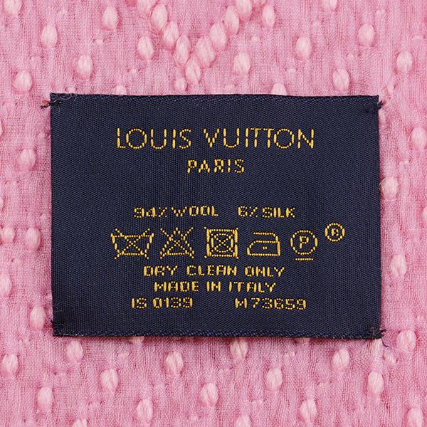 並行輸入 ルイヴィトン  マフラー・ストール エシャルプ・ロゴマニア M73659 ピンク 爆買 | LOUIS VUITTON | 05