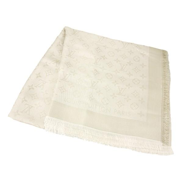 並行輸入 ルイヴィトン マフラー・ストール ショール・モノグラム シャイン M74026 アイボリー 爆買 | LOUIS VUITTON