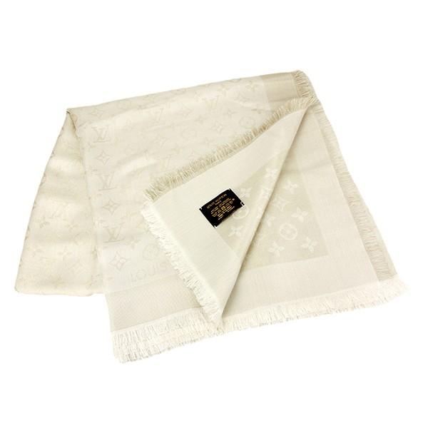 並行輸入 ルイヴィトン マフラー・ストール ショール・モノグラム シャイン M74026 アイボリー 爆買 | LOUIS VUITTON | 01