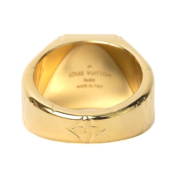 Louis Vuitton Monogram Signet Ring (M80190)