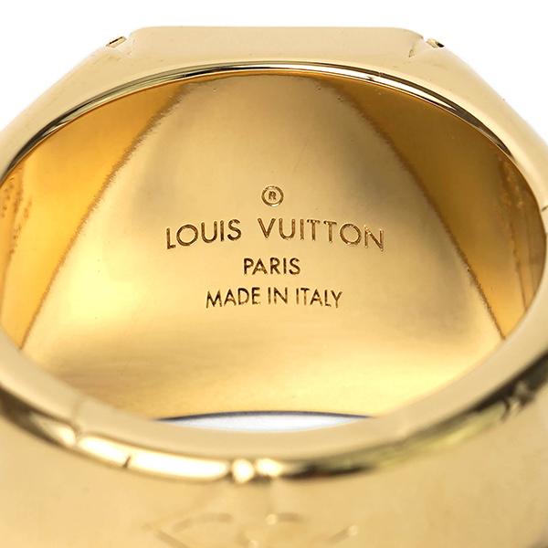 Louis Vuitton Monogram Signet Ring (M80190)