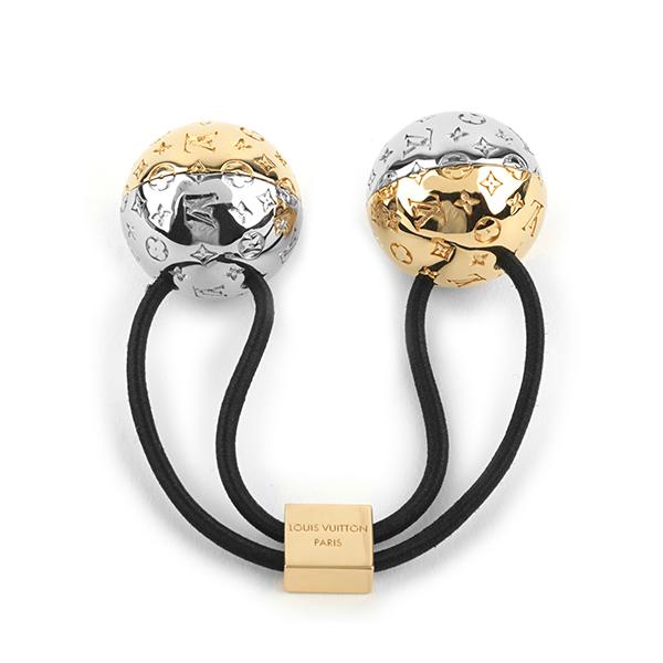 並行輸入 ルイヴィトン ヘアアクセサリー Louis Vuitton ナノグラム プラネット シュシュ・ナノグラムプラネット M80266レディース ゴールド 金 シルバー 銀 | LOUIS VUITTON | 03