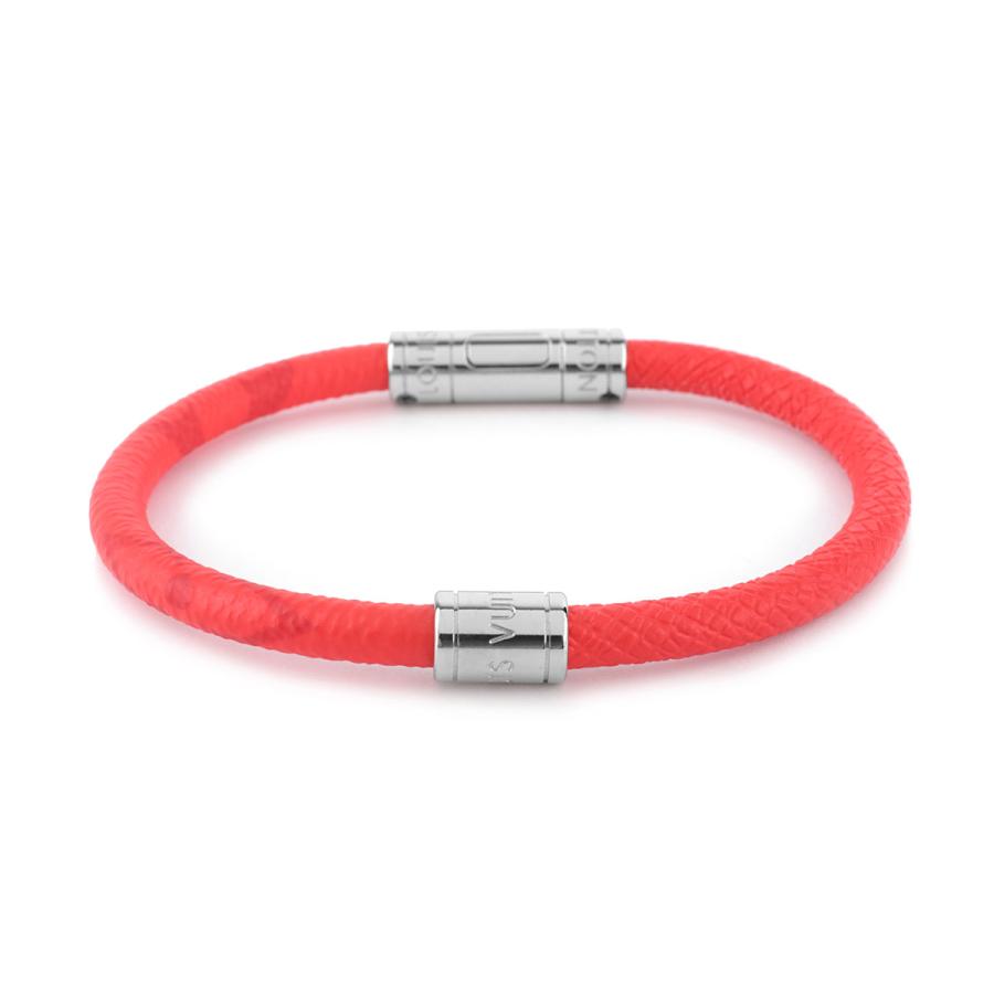 並行輸入 ルイヴィトン ブレスレット Louis Vuitton タイガラマ ブラスレ・スプリット M8038Dユニセックス レッド 赤 | LOUIS VUITTON | 01