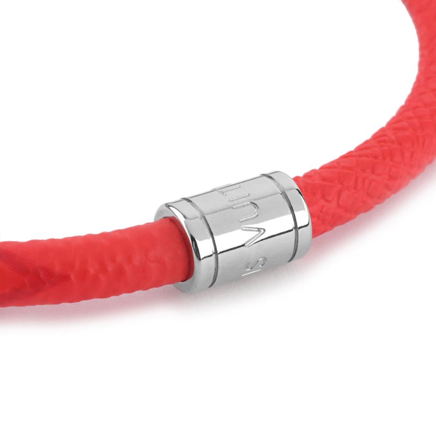 並行輸入 ルイヴィトン ブレスレット Louis Vuitton タイガラマ ブラスレ・スプリット M8038Dユニセックス レッド 赤 | LOUIS VUITTON | 06