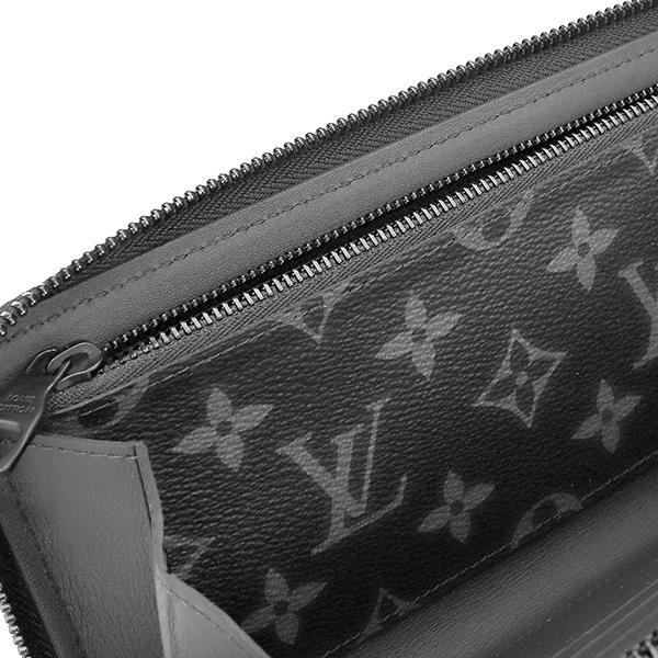 ルイヴィトン 長財布(ラウンドファスナー) Louis Vuitton モノグラム・エクリプス トランク・ジッピーウォレット M80558｜brstring｜05