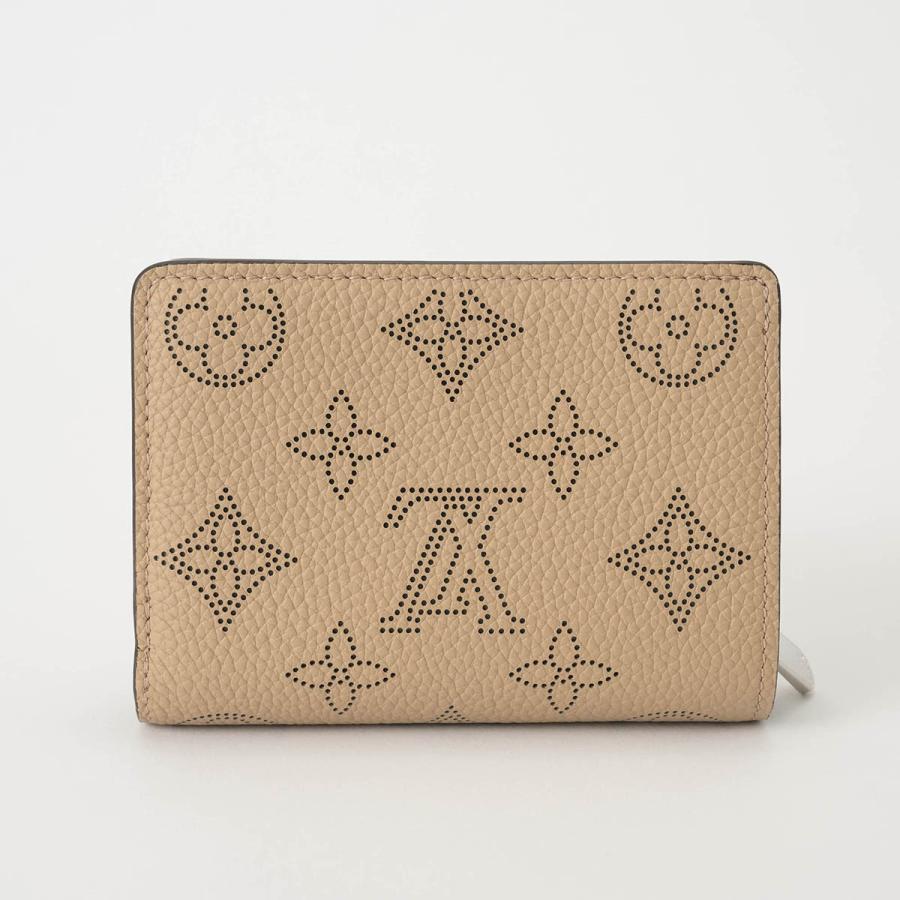 並行輸入 ルイヴィトン 2つ折り財布 Louis Vuitton マヒナ ポルトフォイユ・クレア M80817 レディース ベージュ | LOUIS VUITTON | 01