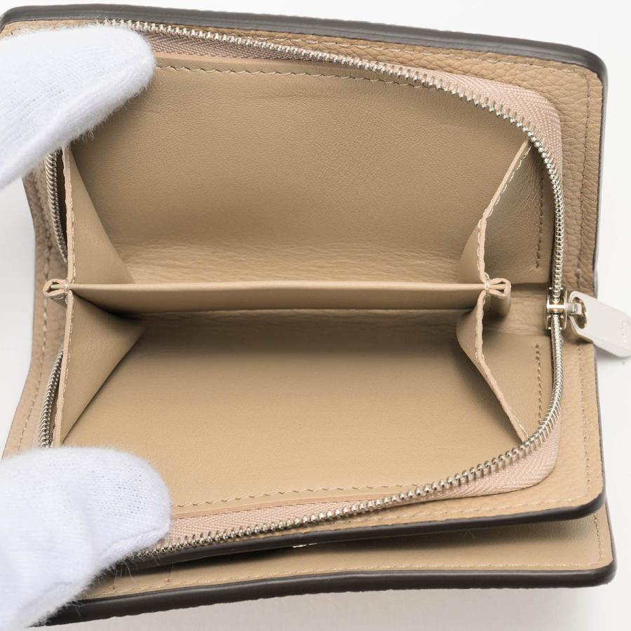 並行輸入 ルイヴィトン 2つ折り財布 Louis Vuitton マヒナ ポルトフォイユ・クレア M80817 レディース ベージュ | LOUIS VUITTON | 06