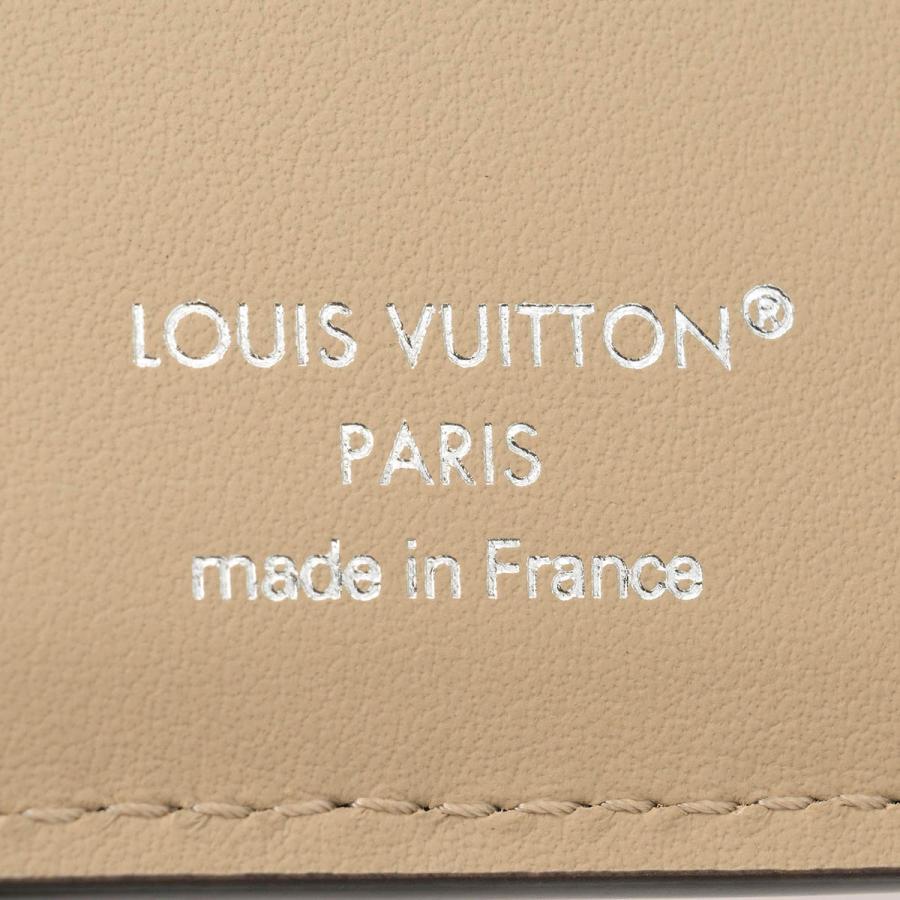 並行輸入 ルイヴィトン 2つ折り財布 Louis Vuitton マヒナ ポルトフォイユ・クレア M80817 レディース ベージュ | LOUIS VUITTON | 08