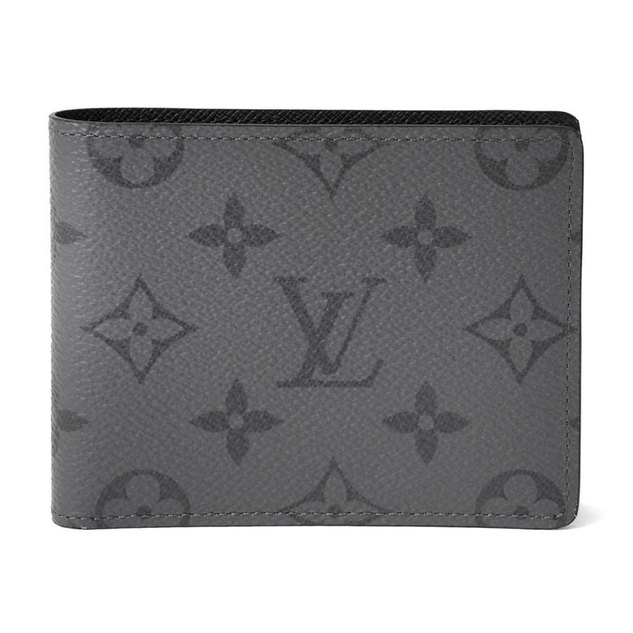 並行輸入 ルイヴィトン 2つ折り財布 Louis Vuitton モノグラム エクリプス ポルトフォイユ・スレンダー M80906メンズ グレー ブラック 黒 | LOUIS VUITTON