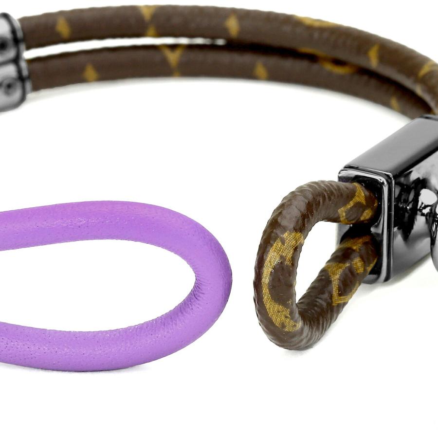 並行輸入 ルイヴィトン リング Louis Vuitton モノグラム ブラスレ・ループ イット M8092Dユニセックス パープル 紫 ブラウン 茶 | LOUIS VUITTON | 03