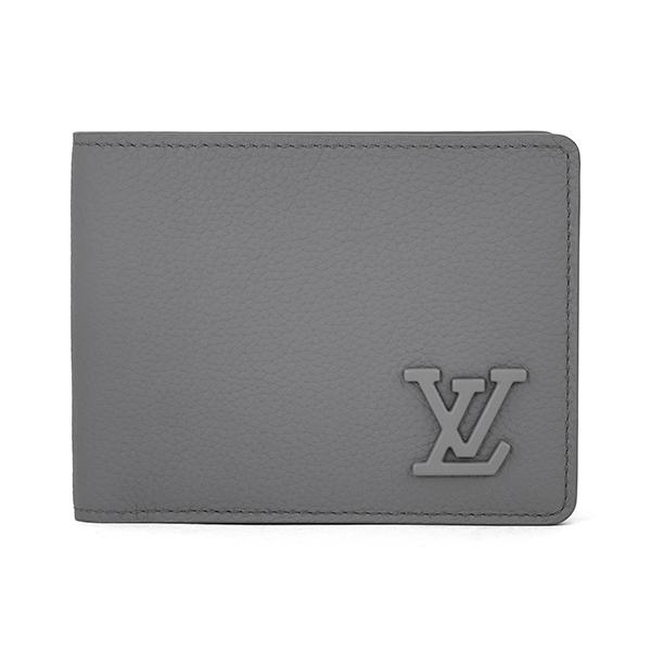 並行輸入 ルイヴィトン 2つ折り財布 Louis Vuitton アエログラム ポルトフォイユ・ミュルティプル M81026メンズ グレー 灰色 | LOUIS VUITTON
