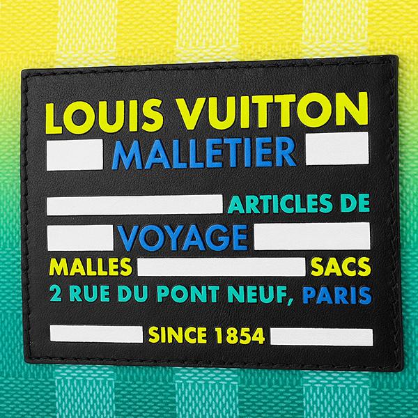 並行輸入 ルイヴィトン クラッチ セカンドバッグ Louis Vuitton ダミエ・ストライプ ポシェット・ヴォワヤージュ MM M81317ユニセックス グリーン 緑 イエロー | LOUIS VUITTON | 08