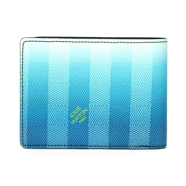 並行輸入 ルイヴィトン 2つ折り財布 Louis Vuitton ダミエ・ストライプ ポルトフォイユ・ミュルティプル M81319メンズ ブルー | LOUIS VUITTON | 01