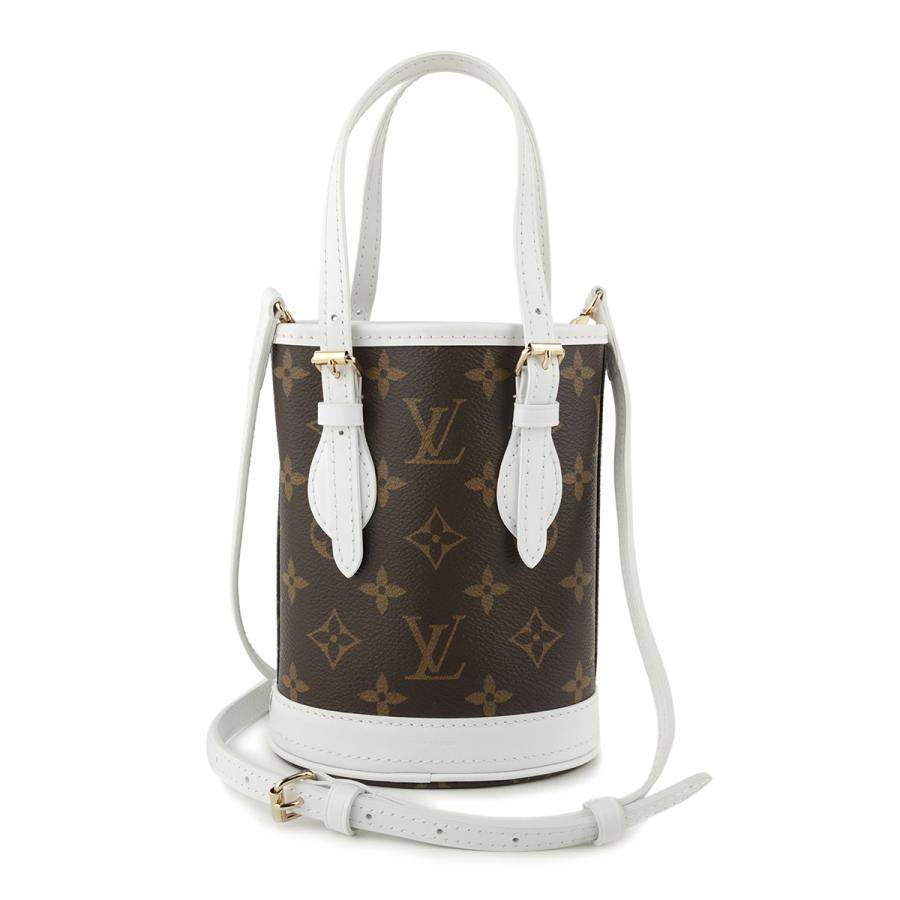 『最大5000円クーポン対象』ルイヴィトン ショルダーバッグ Louis Vuitton モノグラム ナノ・バケット M81489｜brstring｜02