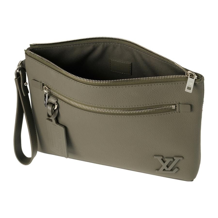 並行輸入 ルイヴィトン ポーチ Louis Vuitton モノグラム テイクオフ・ポーチ M81735メンズ グリーン 緑 | LOUIS VUITTON | 03