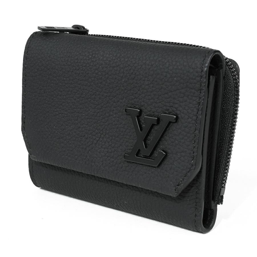 並行輸入 ルイヴィトン 3つ折り財布 Louis Vuitton アエログラム PORTEFEUILLE PILOT M81740メンズ ブラック 黒 | LOUIS VUITTON | 02