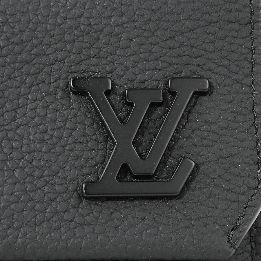 並行輸入 ルイヴィトン 3つ折り財布 Louis Vuitton アエログラム PORTEFEUILLE PILOT M81740メンズ ブラック 黒 | LOUIS VUITTON | 07