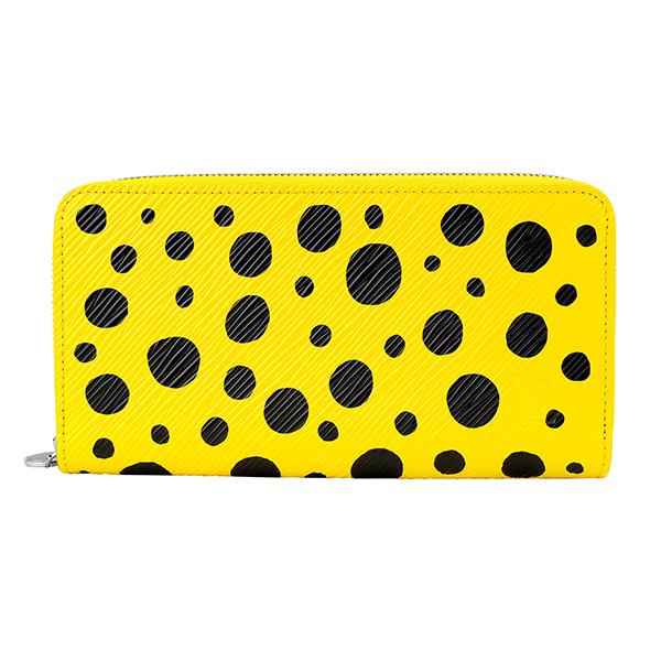 並行輸入 ルイヴィトン 長財布(ラウンドファスナー) Louis Vuitton ルイヴィトン×草間彌生 ジッピーウォレット M81960ユニセックス イエロー 黄 ブラック 黒 | LOUIS VUITTON