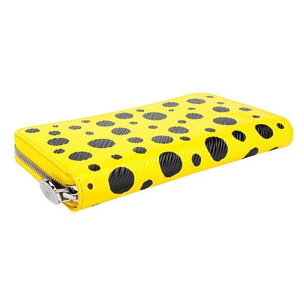 並行輸入 ルイヴィトン 長財布(ラウンドファスナー) Louis Vuitton ルイヴィトン×草間彌生 ジッピーウォレット M81960ユニセックス イエロー 黄 ブラック 黒 | LOUIS VUITTON | 02