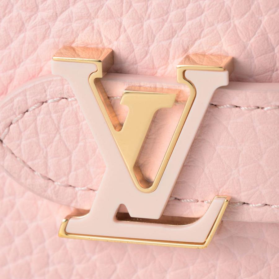 並行輸入 ルイヴィトン 2つ折り財布 Louis Vuitton カプシーヌ ヴェルティカル ウォレット コンパクト M82144レディース ピンク | LOUIS VUITTON | 07