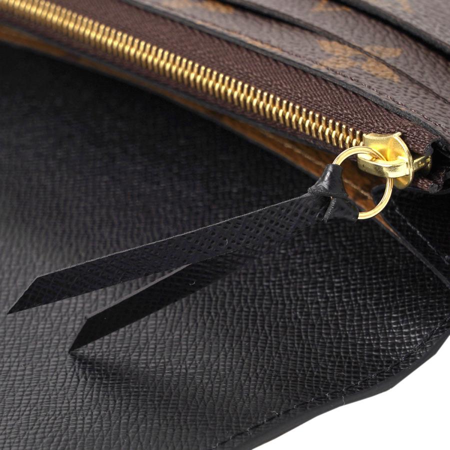 並行輸入 ルイヴィトン 長財布 Louis Vuitton モノグラム・リバース ポルトフォイユ・エミリー M82157レディース ブラウン 茶 | LOUIS VUITTON | 08