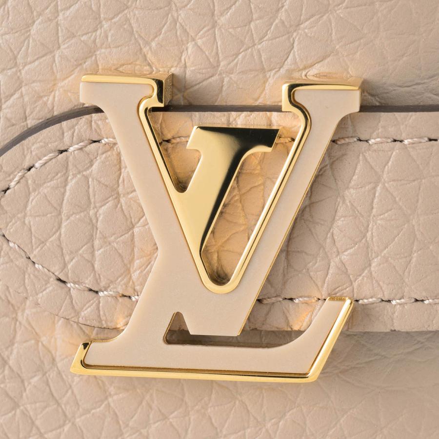 並行輸入 ルイヴィトン 2つ折り財布 Louis Vuitton カプシーヌ ヴェルティカル ウォレット コンパクト M82198レディース ベージュ | LOUIS VUITTON | 07