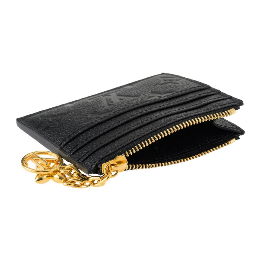 並行輸入 ルイヴィトン カードケース Louis Vuitton モノグラム アンプラント ポルト カルト・フローラ M82639レディース ブラック 黒 爆買の画像