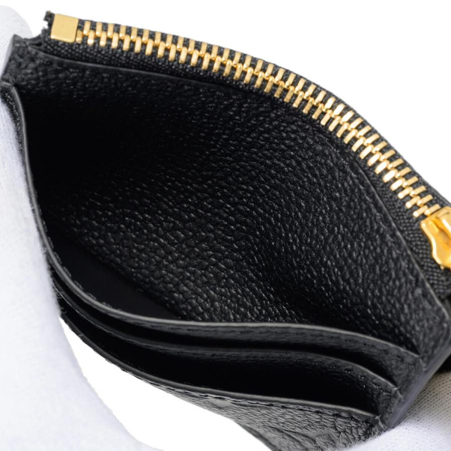 並行輸入 ルイヴィトン カードケース Louis Vuitton モノグラム アンプラント ポルト カルト・フローラ M82639レディース ブラック 黒 爆買の画像