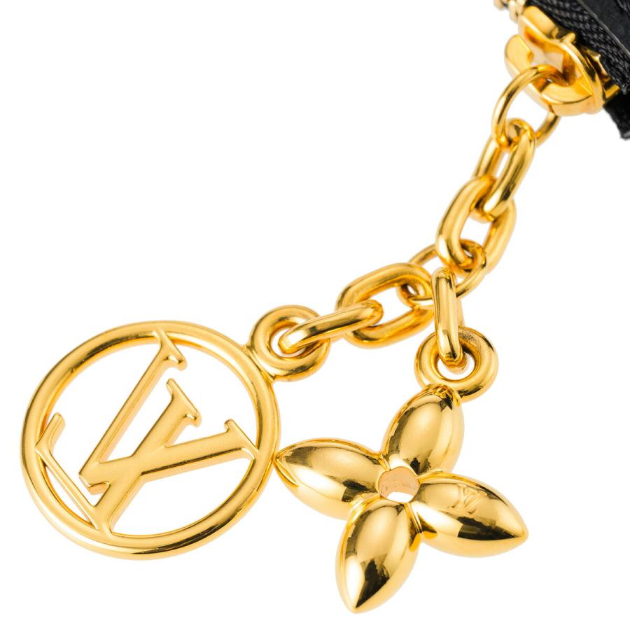 並行輸入 ルイヴィトン カードケース Louis Vuitton モノグラム アンプラント ポルト カルト・フローラ M82639レディース ブラック 黒 爆買の画像
