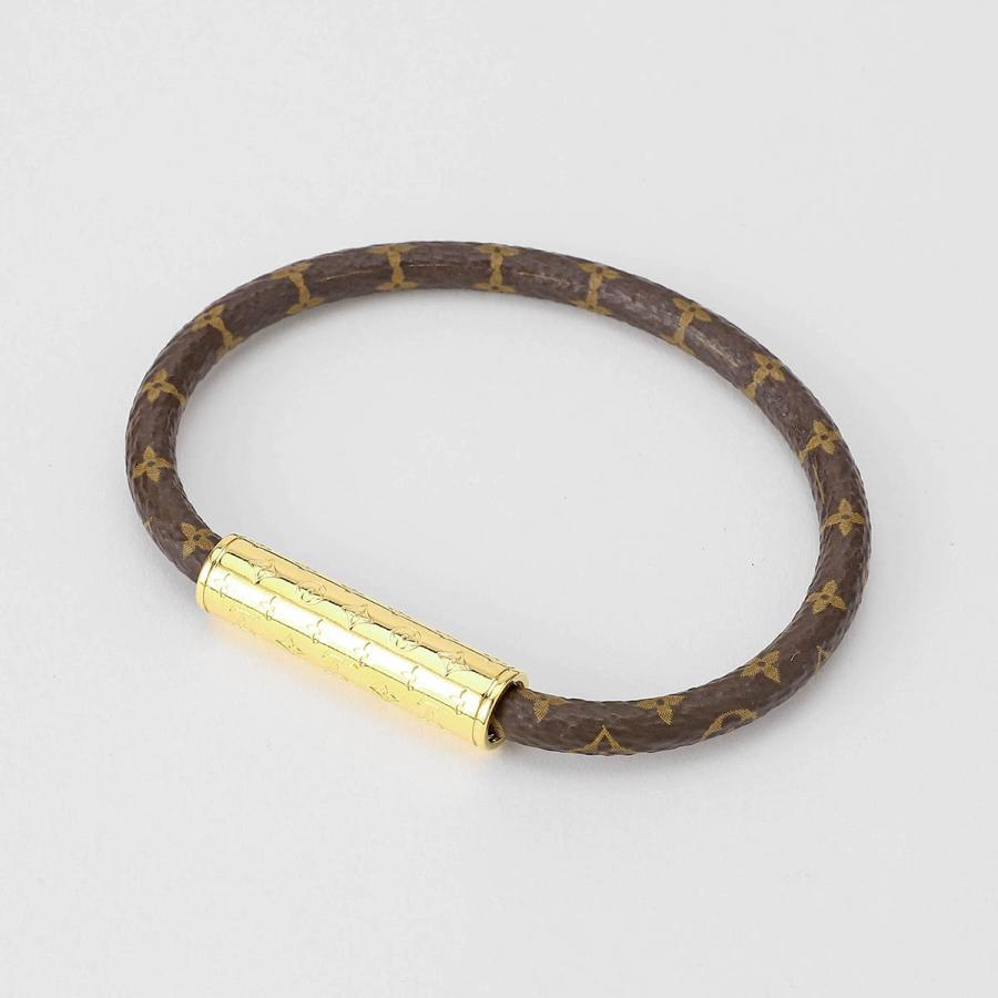 並行輸入 ルイヴィトン ブレスレット Louis Vuitton モノグラム ブラスレ・デイリー コンフィデンシャル M8274Eレディース ブラウン 茶 ゴールド 金 爆買 | LOUIS VUITTON