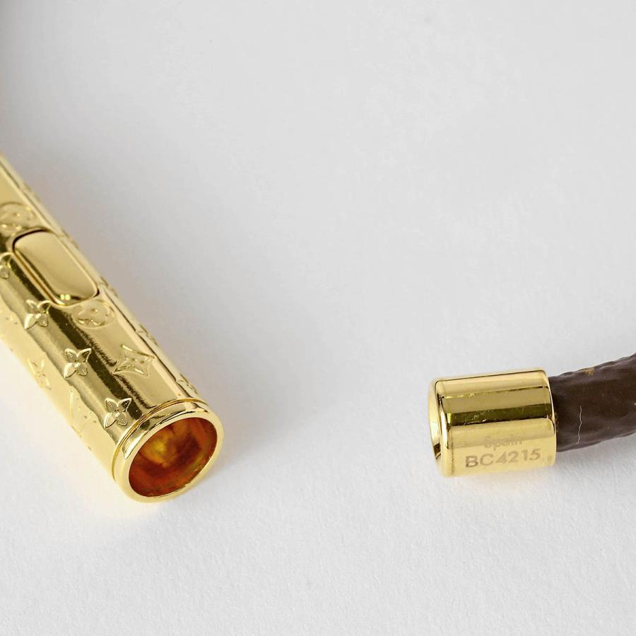 並行輸入 ルイヴィトン ブレスレット Louis Vuitton モノグラム ブラスレ・デイリー コンフィデンシャル M8274Eレディース ブラウン 茶 ゴールド 金 爆買 | LOUIS VUITTON | 05