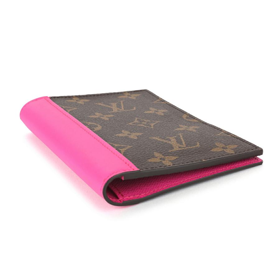 並行輸入 ルイヴィトン パスポートカバー Louis Vuitton モノグラム マカサー クーヴェルテュール・パスポール NM M82866ユニセックス ブラウン 茶 ピンク | LOUIS VUITTON | 02
