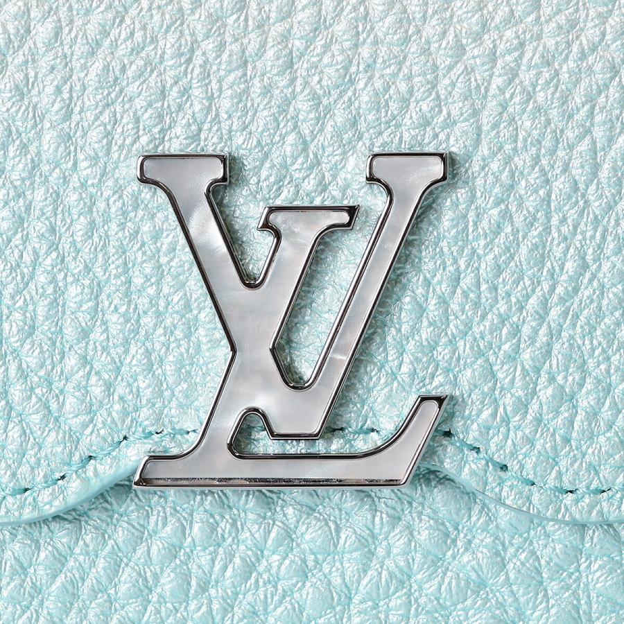 並行輸入 ルイヴィトン 2つ折り財布 Louis Vuitton カプシーヌ ポルトフォイユ・カプシーヌ コンパクト M83576レディース ライトブルー 水色 | LOUIS VUITTON | 08