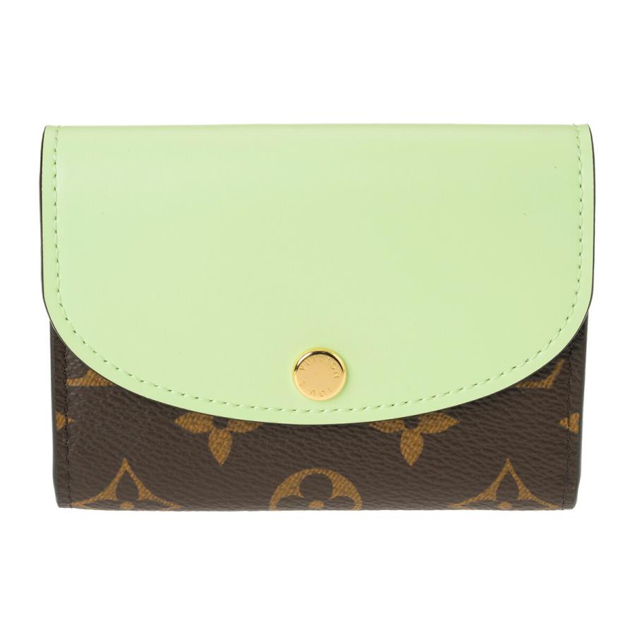 並行輸入 ルイヴィトン コインケース Louis Vuitton モノグラム ポルトモネ・ロザリ M83582レディース ライトグリーン ブラウン 茶 | LOUIS VUITTON