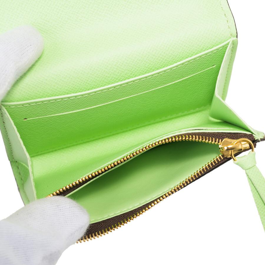 並行輸入 ルイヴィトン コインケース Louis Vuitton モノグラム ポルトモネ・ロザリ M83582レディース ライトグリーン ブラウン 茶 | LOUIS VUITTON | 05