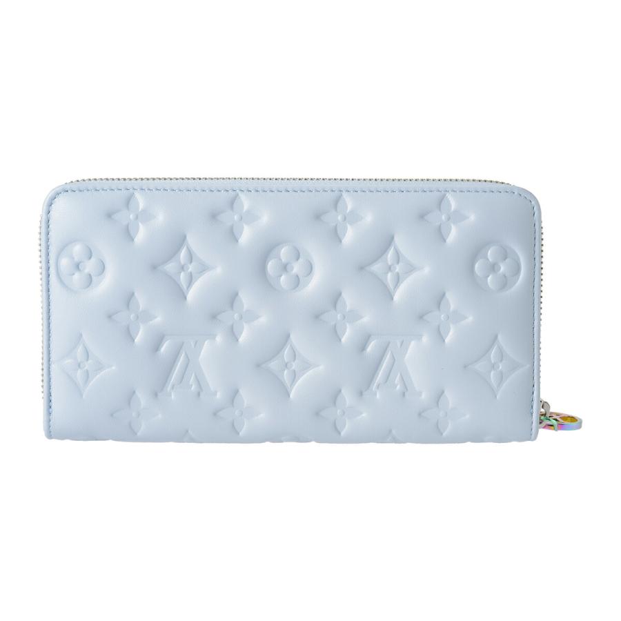 並行輸入 ルイヴィトン 長財布(ラウンドファスナー) Louis Vuitton クッサン ジッピー・ウォレット M83682レディース ライトブルー 水色 | LOUIS VUITTON | 01