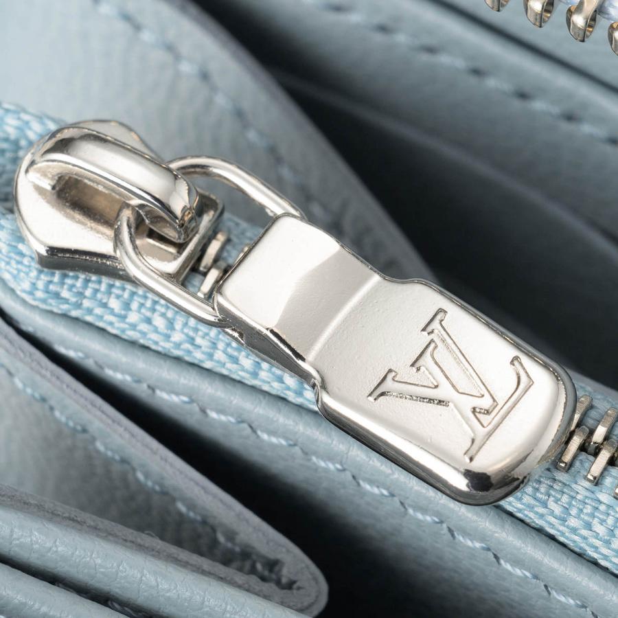 並行輸入 ルイヴィトン 長財布(ラウンドファスナー) Louis Vuitton クッサン ジッピー・ウォレット M83682レディース ライトブルー 水色 | LOUIS VUITTON | 08