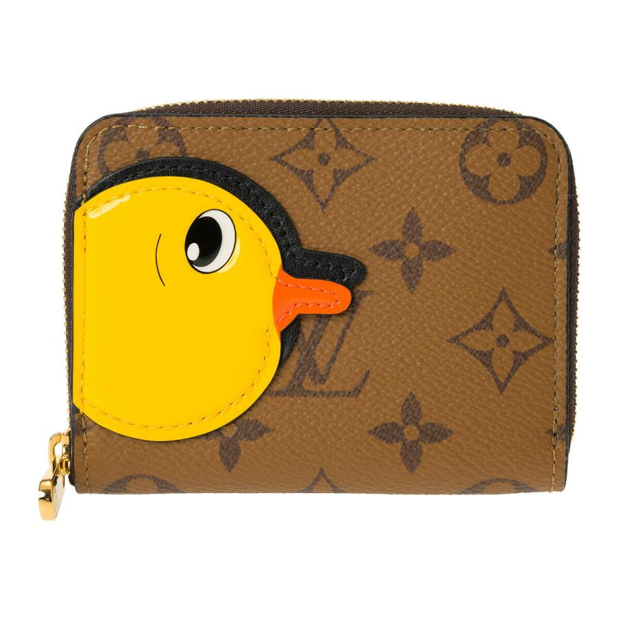 並行輸入 ルイヴィトン コインケース Louis Vuitton モノグラム・リバース ジッピー・コイン パース M83690レディース ライトブラウン 茶 | LOUIS VUITTON