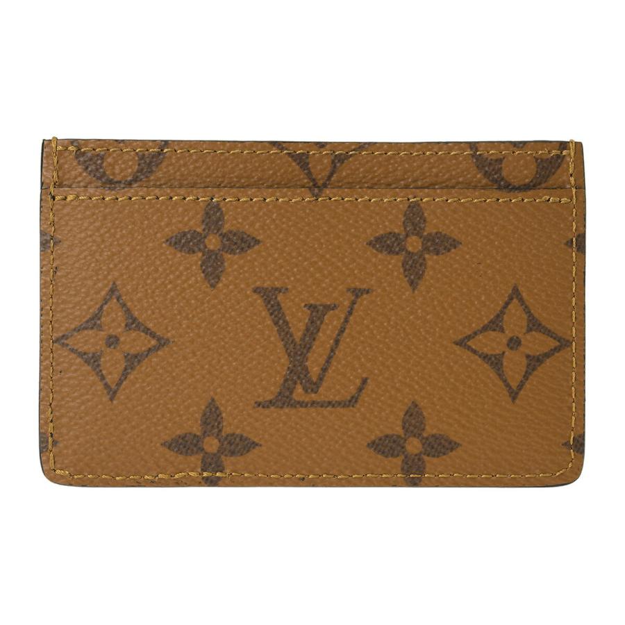 並行輸入 ルイヴィトン カードケース Louis Vuitton モノグラム・リバース ポルト カルト・サーンプル M83691レディース ライトブラウン 茶 | LOUIS VUITTON | 01