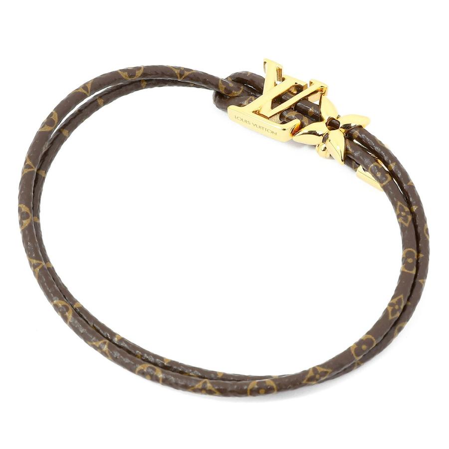 並行輸入 ルイヴィトン ブレスレット Louis Vuitton モノグラム ブレスレット・LV ブルーム M8416Zレディース ゴールド 金 ブラウン 茶 | LOUIS VUITTON