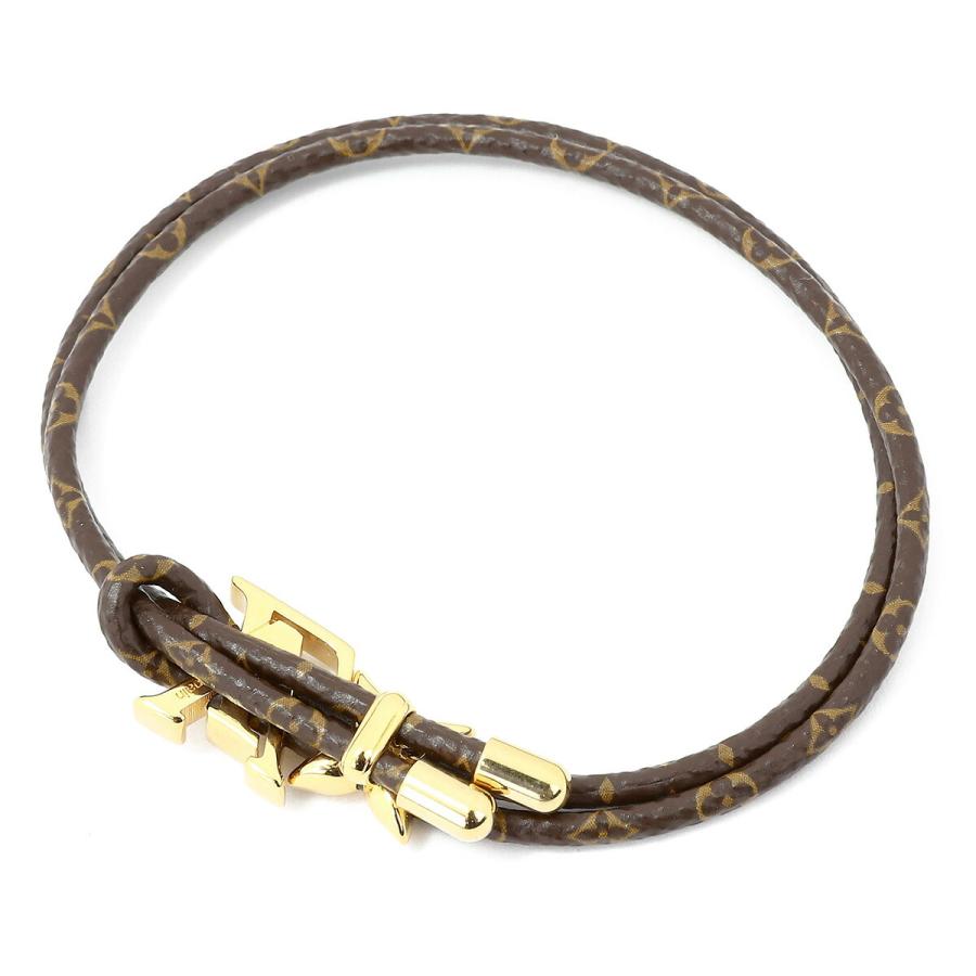 並行輸入 ルイヴィトン ブレスレット Louis Vuitton モノグラム ブレスレット・LV ブルーム M8416Zレディース ゴールド 金 ブラウン 茶 | LOUIS VUITTON | 01
