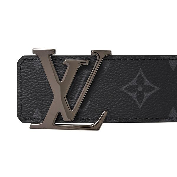 並行輸入 ルイヴィトン ベルト Louis Vuitton モノグラム エクリプス サンチュール・LV イニシアル 40MM リバーシブル M9043Wメンズ グレー ブラック 黒 | LOUIS VUITTON | 02