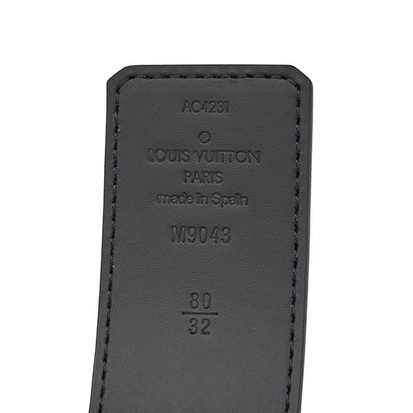 並行輸入 ルイヴィトン ベルト Louis Vuitton モノグラム エクリプス サンチュール・LV イニシアル 40MM リバーシブル M9043Wメンズ グレー ブラック 黒 | LOUIS VUITTON | 04